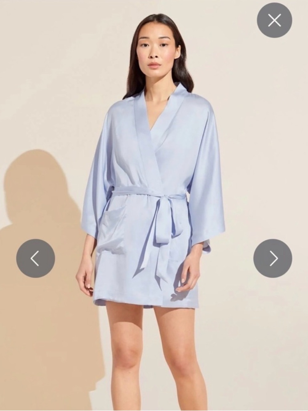 Eberjey 100%Silk Inez Robe